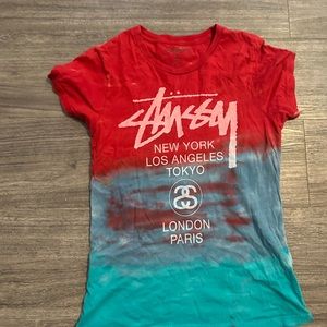 Stussy tie dye shirt women’s small